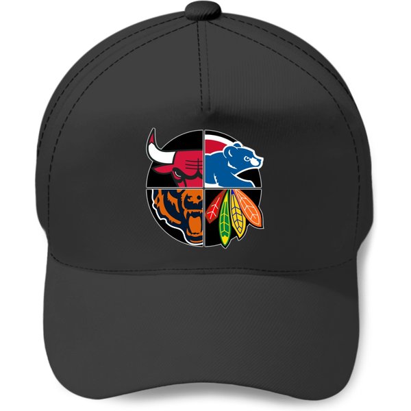 Northside Chicago Sports Teams Baseball Caps