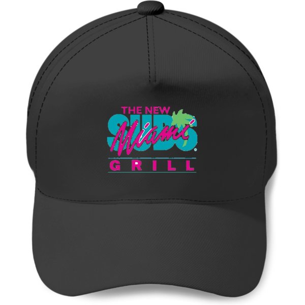 The New Miami Grill Logo Restaurant Baseball Caps-image
