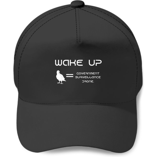 Wake Up Birds Arent Real Baseball Caps-image
