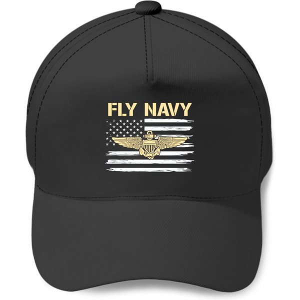 Fly Navy Classic Naval Officer Baseball Caps-image