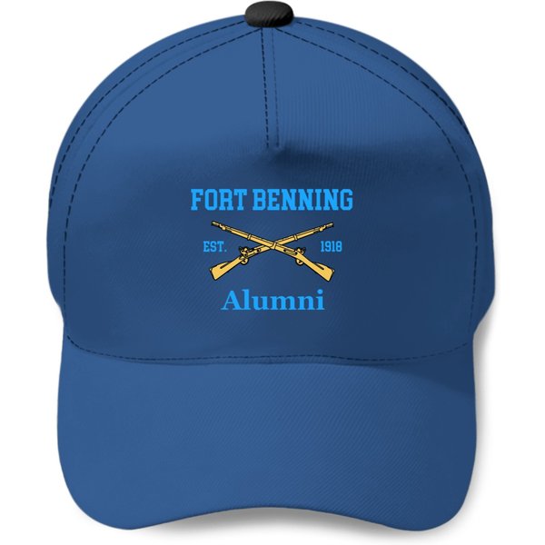 Fort Benning Alumni Est 1918 Grunt College Birthda Baseball Caps-image