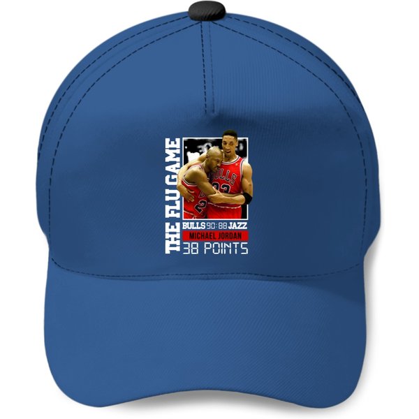 The Flu Game 1997 Michael Jordan Baseball Caps-image