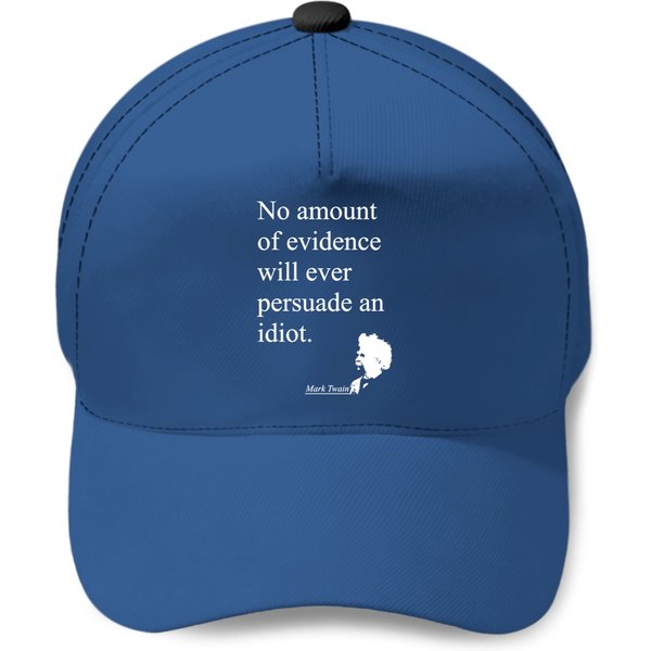 Mark Twain On Idiots - Mark Twain - Baseball Caps-image