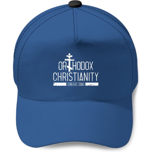 Distressed Orthodox Christian Christian Zip Baseball Caps-image