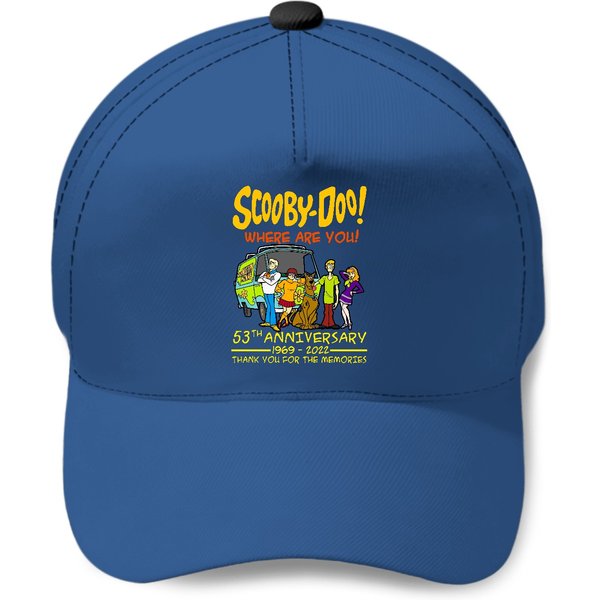 Scooby-doo Where Are You 53th Anniversary 1969-2022 Baseball Caps, Scooby Doo Baseball Cap Gift For Fan