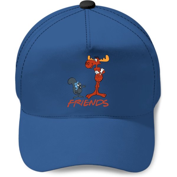 Rocky And Bullwinkle Names Baseball Caps-image