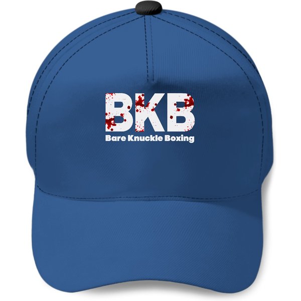 Bkb Bare Knuckle Boxing | Blood Spattered Font Baseball Caps
