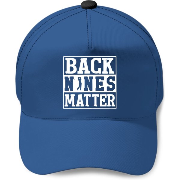 Back Nines Matter Baseball Caps Vintage Funny Golf-image