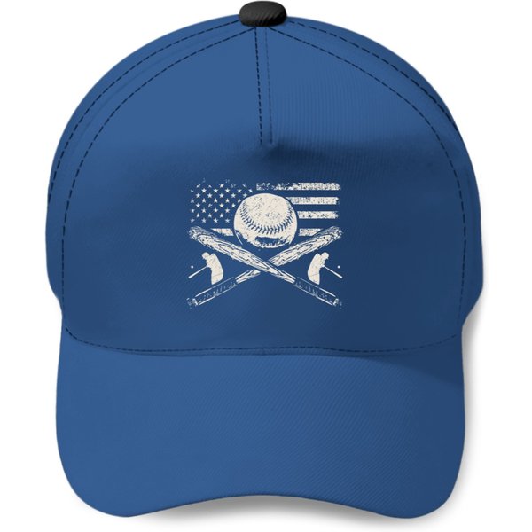 Patriotic American Flag Baseball Pullover Baseball Caps-image