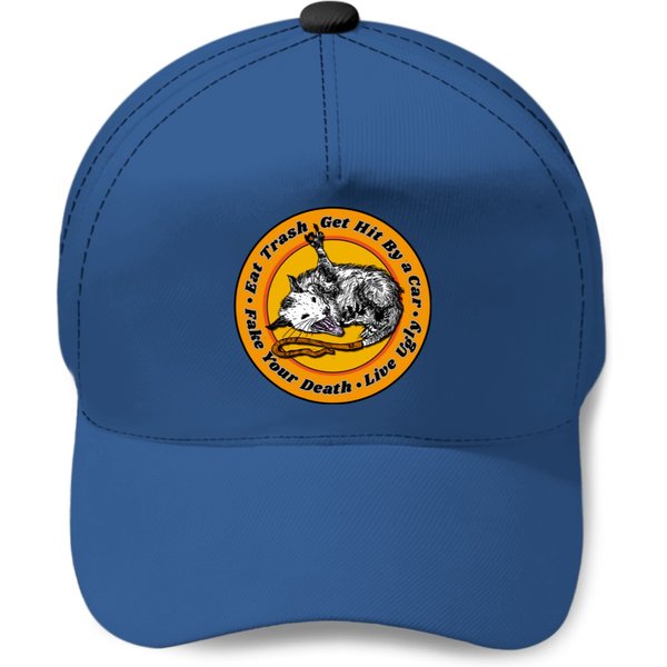 Possum Lovers Sayings /// Live Ugly Tribute - Possum Lovers - Baseball Caps-image