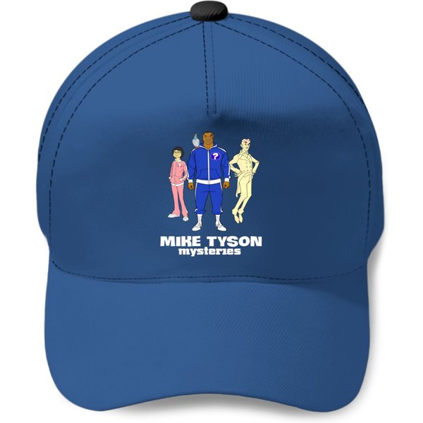 Mike Tyson Mysteries Logo Men's Navy Black Baseball Caps-image