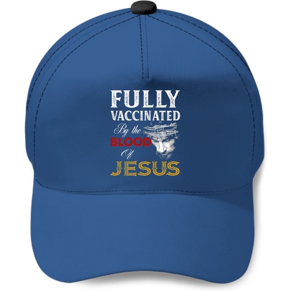 Christian Fully Vaccinated By The Blood Of Jesus Baseball Caps-image