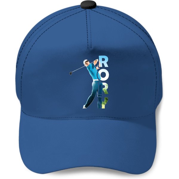 Rory Mcilroy Playing At Golf Course Baseball Caps