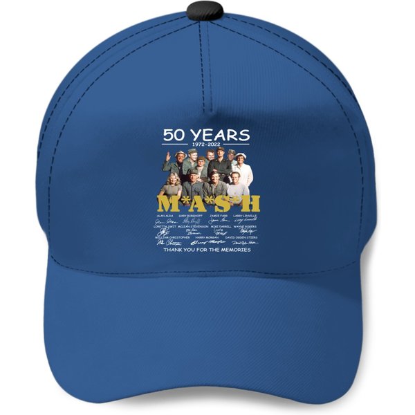 Mash 50Th Anniversary 1972 2022 Signatures Thank You The Memories Baseball Caps-image