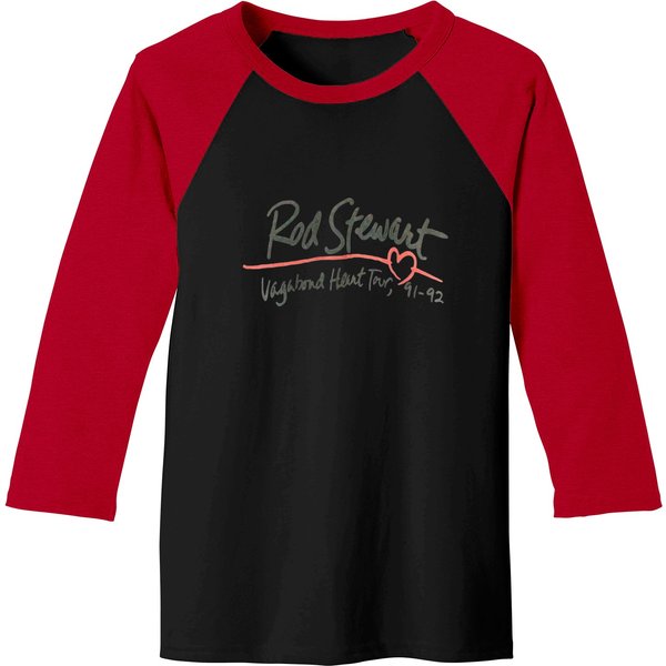 Vintage 1992 Rod Stewart Baseball Tees-image