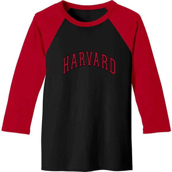 Get Here Harvard University T-Shirt - Arched Block - Officially Licensed Baseball Tees-image