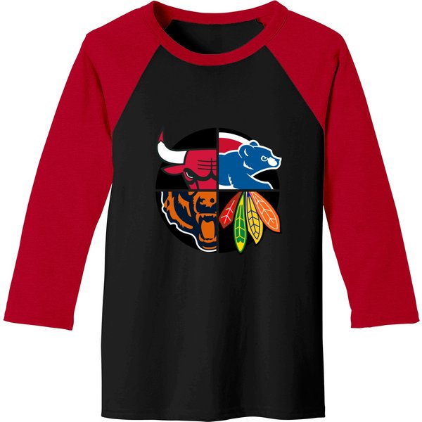 Northside Chicago Sports Teams Baseball Tees-image