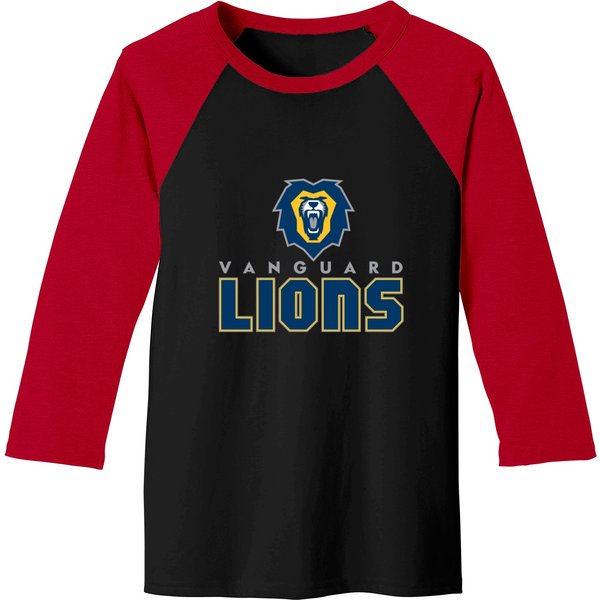 Vanguard Lions College Sport Team Baseball Tees-image