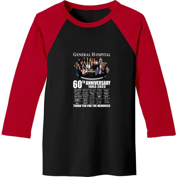 General Hospital 60Th Anniversary 1963-2023 Baseball Tees-image