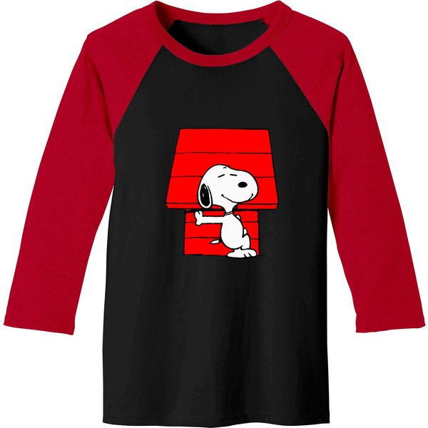 Snoopy Baseball Tee - Peanuts Snoopy Dog Dance Adventure-image