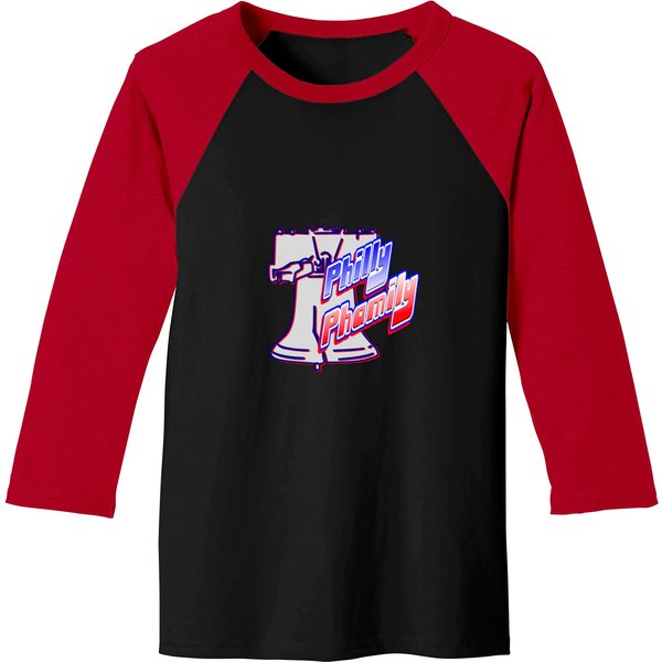 Philly Phamily W Liberty Bell Baseball Tees