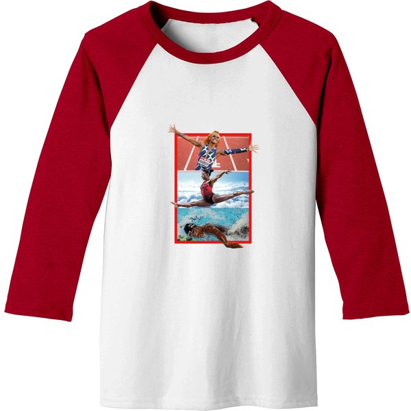 Sha'carri Richardson Simone Biles Simone Manuel Land Air Sea 90s Style Vintage Baseball Tees