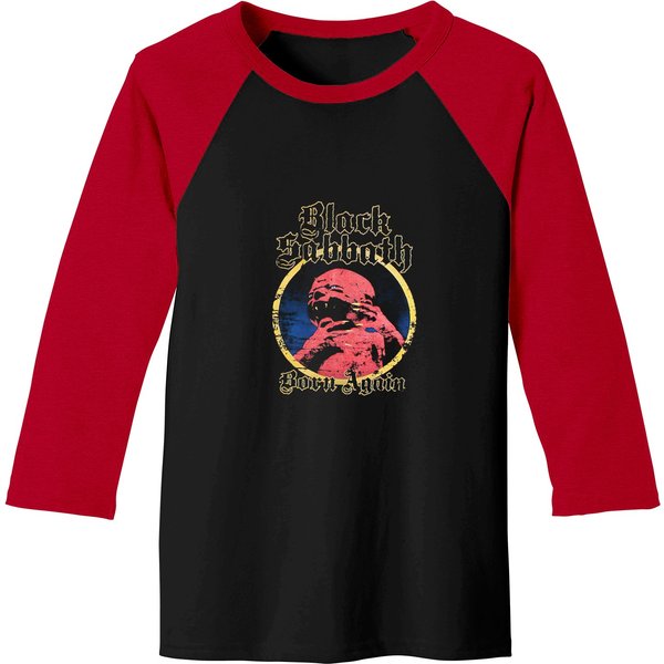 Black Sabbath Born Again Baseball Tees-image