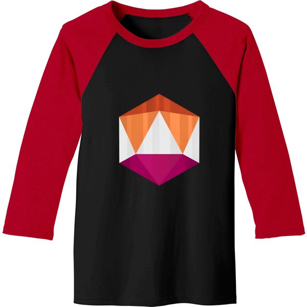 Life Is Strange 3 True Colors Steph Gingrich D20 Dice Lesbian Pride Lgbt Flag - Life Is Strange True Colors - Baseball Tees-image