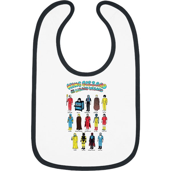 Cute King Gizzard And The Lizard Wizard Toys Classic Bibs