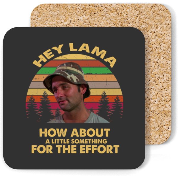 Hey Lama How About A Little Something For The Effort Coasters-image