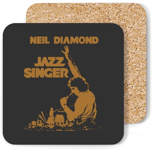 Neil Diamond The Jazz Singer Coaster Set - Black Fan Merchandise-image