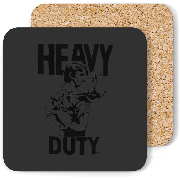 Mike Mentzer Heavy Duty Logomike Mentzer Heavy Duty Logo Coasters