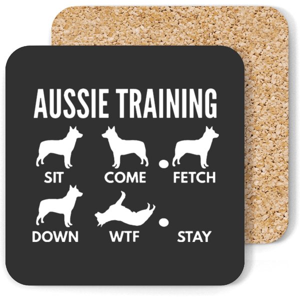 Aussie Training Australian Cattle Dog Tricks Coasters