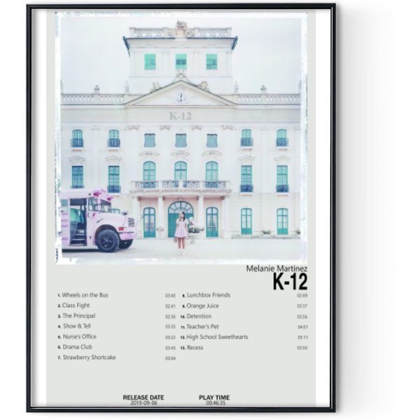 Melanie Martinez - K-12 | Album Cover Poster For Wall Art Digital Posters Print-image