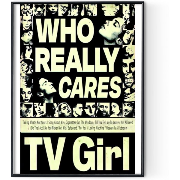 Tv Girl Concert Poster - Digital Print Artwork-image