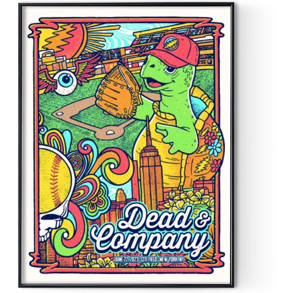 Dead & Company Final Tour New York City June 22 2023 Poster Digital Posters Print-image
