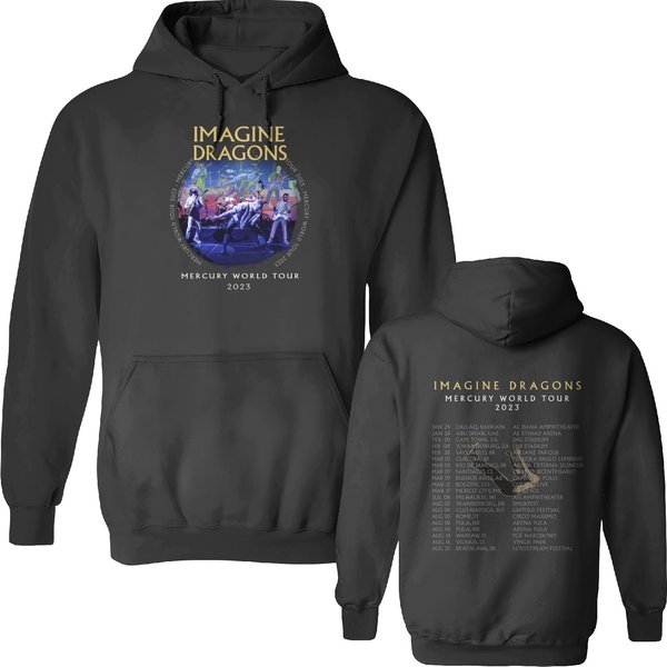 Imagine Dragons Mercury Double Sided Hoodies, Imagine Dragons Tour 2023 Double Sided Hoodies