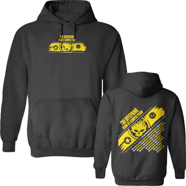 The Offspring 2023 Concert Double Sided Hoodies, The Offspring Let The Bad Times Roll Tour 2023 Double Sided Hoodies