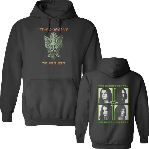 Type O Negative Green Double Sided Hoodies-image
