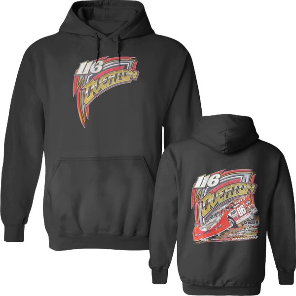 2017 Brandon Overton Dirt Late Model Racing Double Sided Hoodies-image