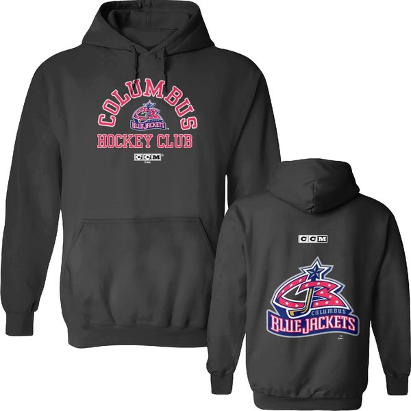 Vintage Columbus Blue Jackets Ccm Double Sided Hoodies-image