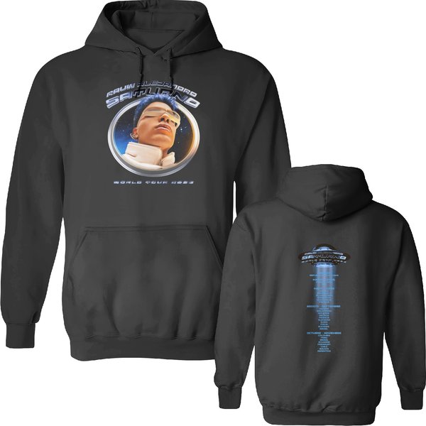 Rauw Alejandro Double Sided Hoodies, Saturno 2023 World Tour, Rauw Fan Double Sided Hoodies, De Ti,Rauw 2023 Tour-image