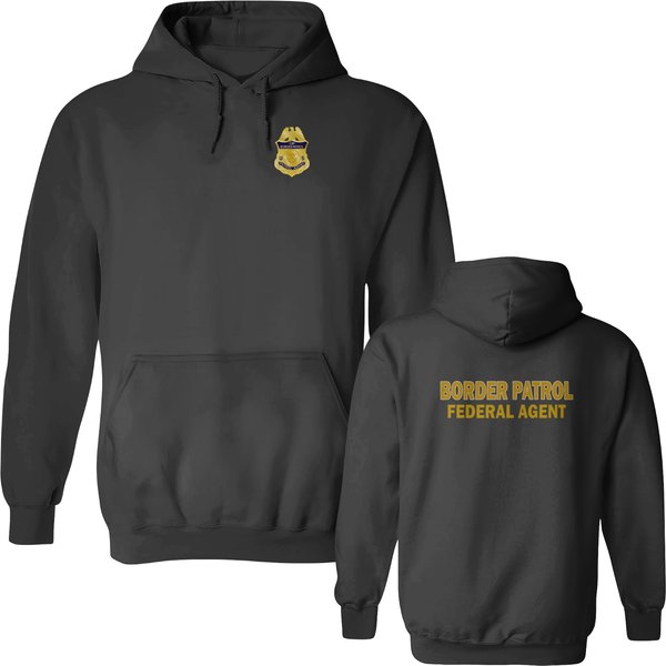 Cbp Border Patrol Federal Agent Homeland Security Double Sided Double Sided Hoodies-image