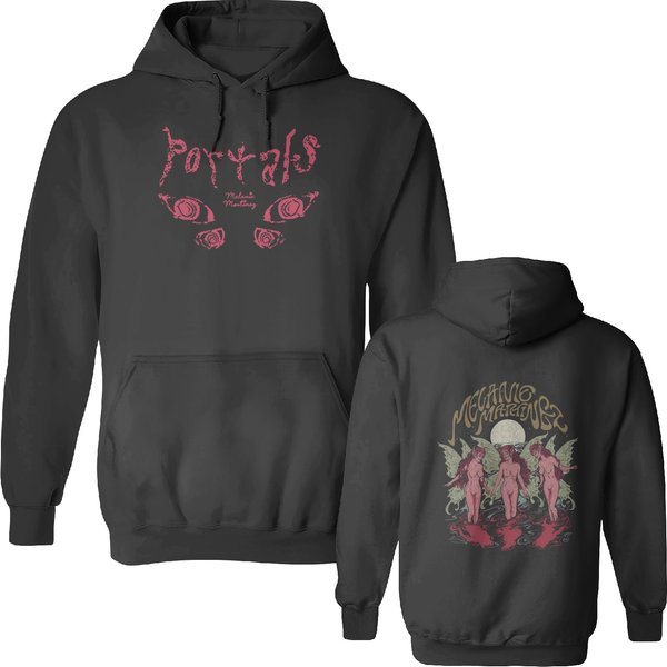 Vintage Melanie Martinez Two Sides Double Sided Hoodies | Portals Tracklist Double Sided Hoodies