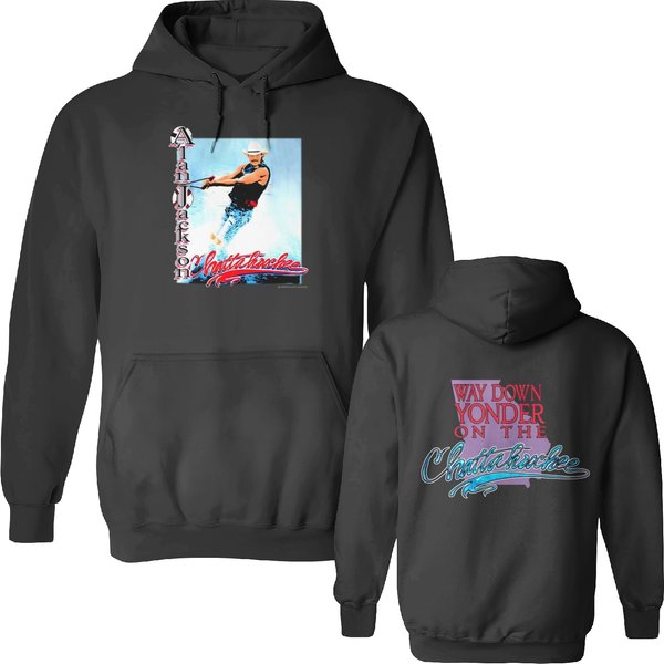 Alan Jackson Way Down Yonder On The Chattahoochee Tour 1992 Double Sided Hoodies-image