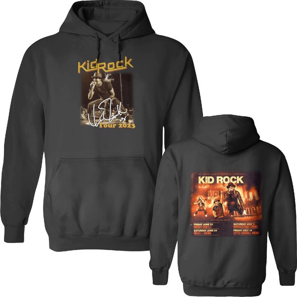 Kid Rock World Tour 2023 Double Sided Hoodies-image