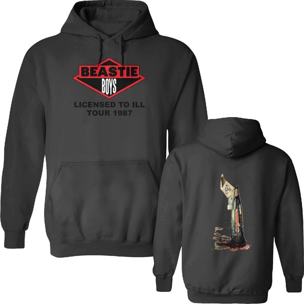 Beastie Boys Licensed To Ill Tour 1987 Double Sided Hoodies-image