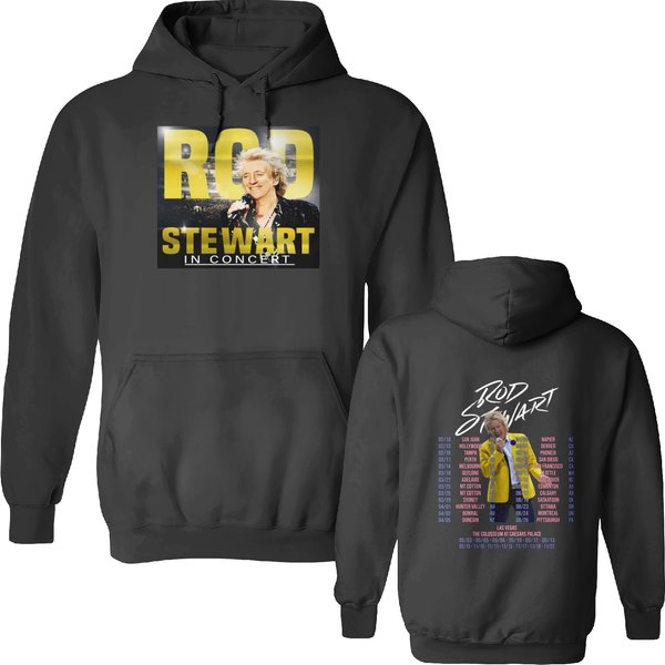 Rod Stewart The Hits Tour 2023 Double Sided Hoodies-image