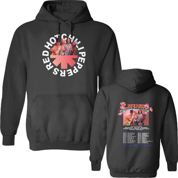 Red Hot Chili Peppers 2023 Tour Double Sided Hoodie-image