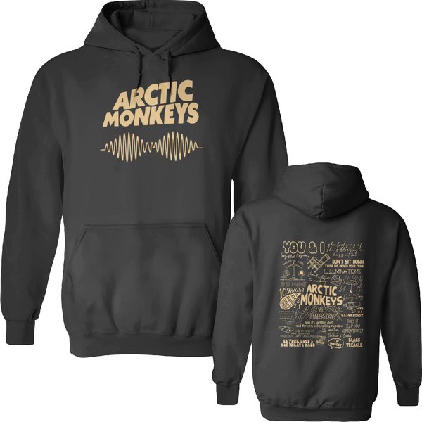 Vintage Arctic Monkeys Double Sided Hoodie